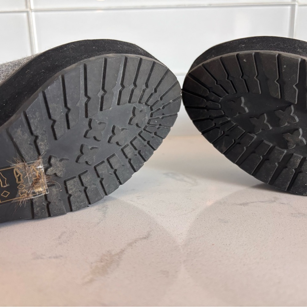 Shelly’s London Gray and Black Women's Ankle Boots - Picture 8 of 10